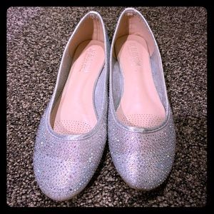 Sparkly flats